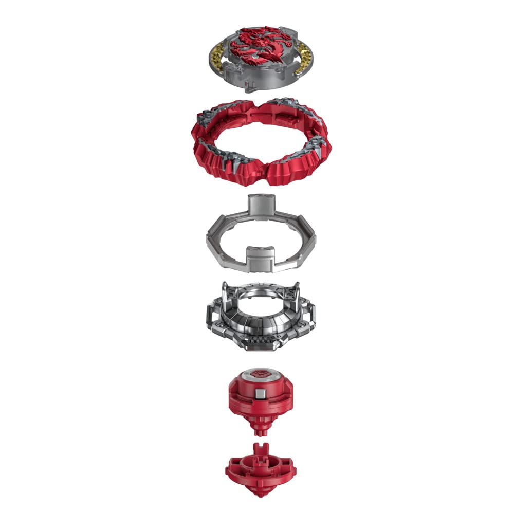 Beyblade Burst QuadDrive Wrath Cobra C7 Starter Pack – 4-in-1 Top + Launcher for Defense/Attack