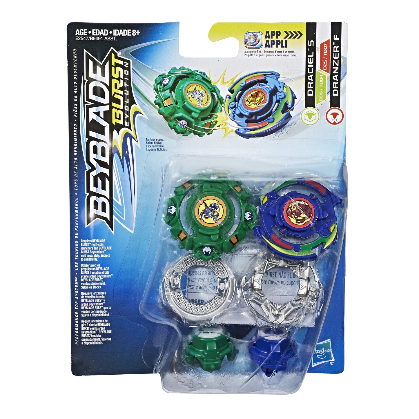 Beyblade Draciel S & Dranzer F Spinning Tops | Burst Battle Duo