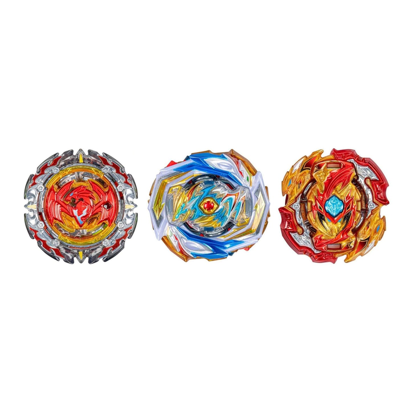 BEYBLADE Burst Pro Series Mythic Beast Collection Red Tops – 3 Pro Battle Tops