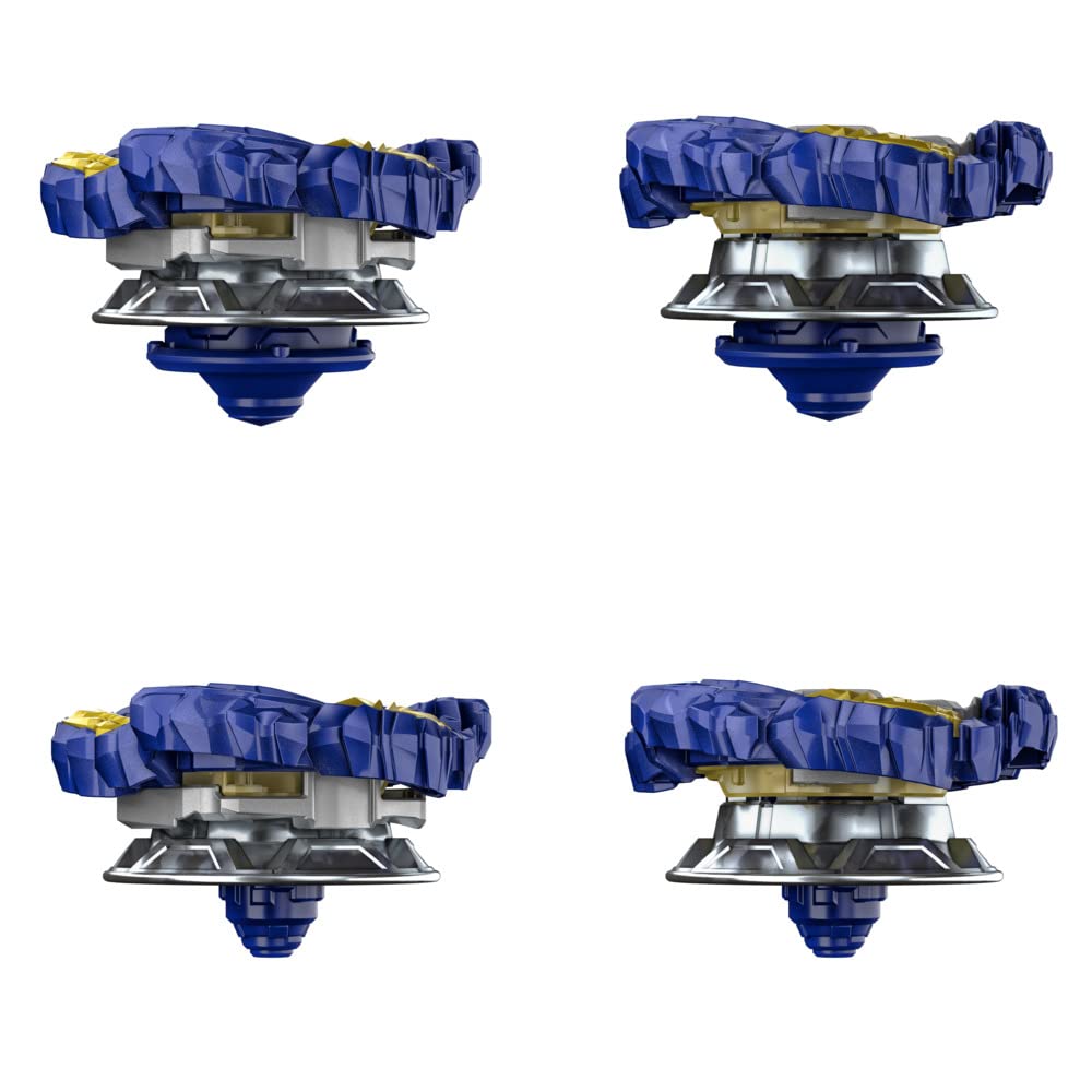 Beyblade Burst QuadDrive Vanish Fafnir F7 Starter Pack – 4-in-1 Beystadium Top with Launcher