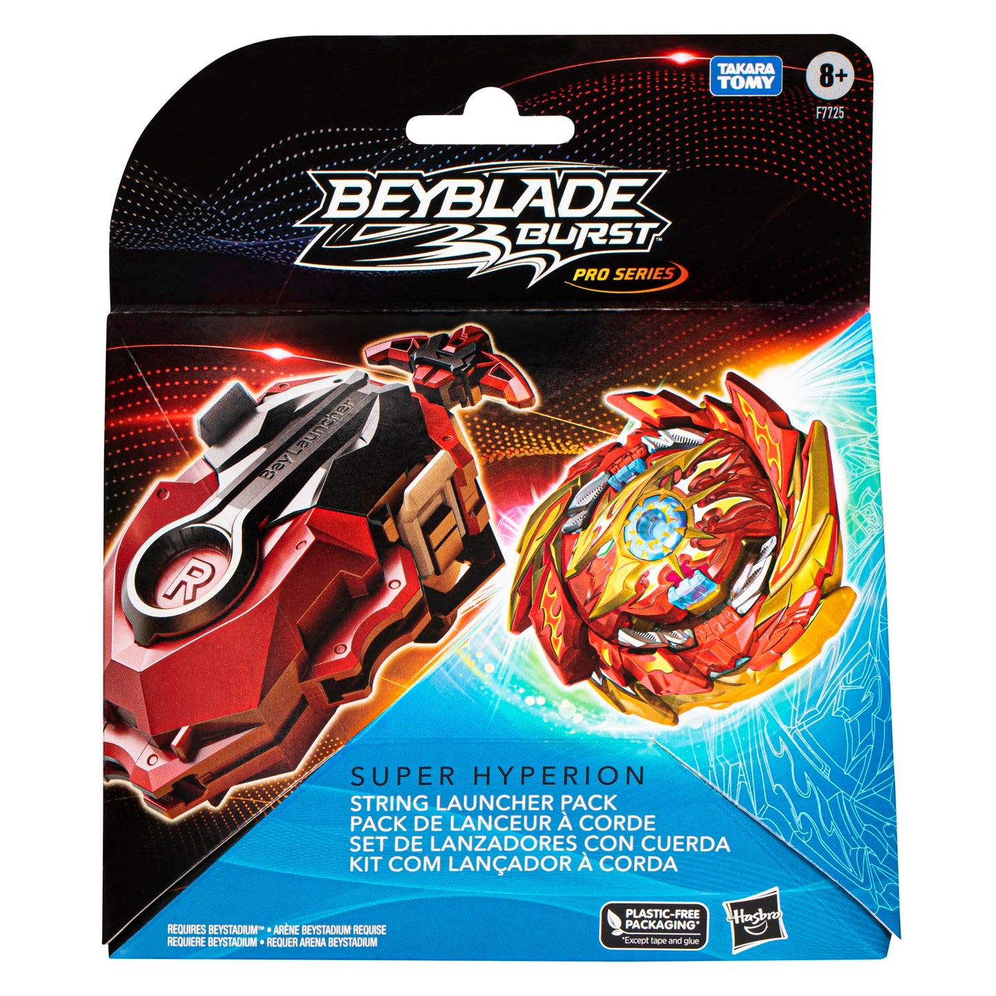 Beyblade Burst Pro Series Super Hyperion String Launcher Pack – Right/Left Spin