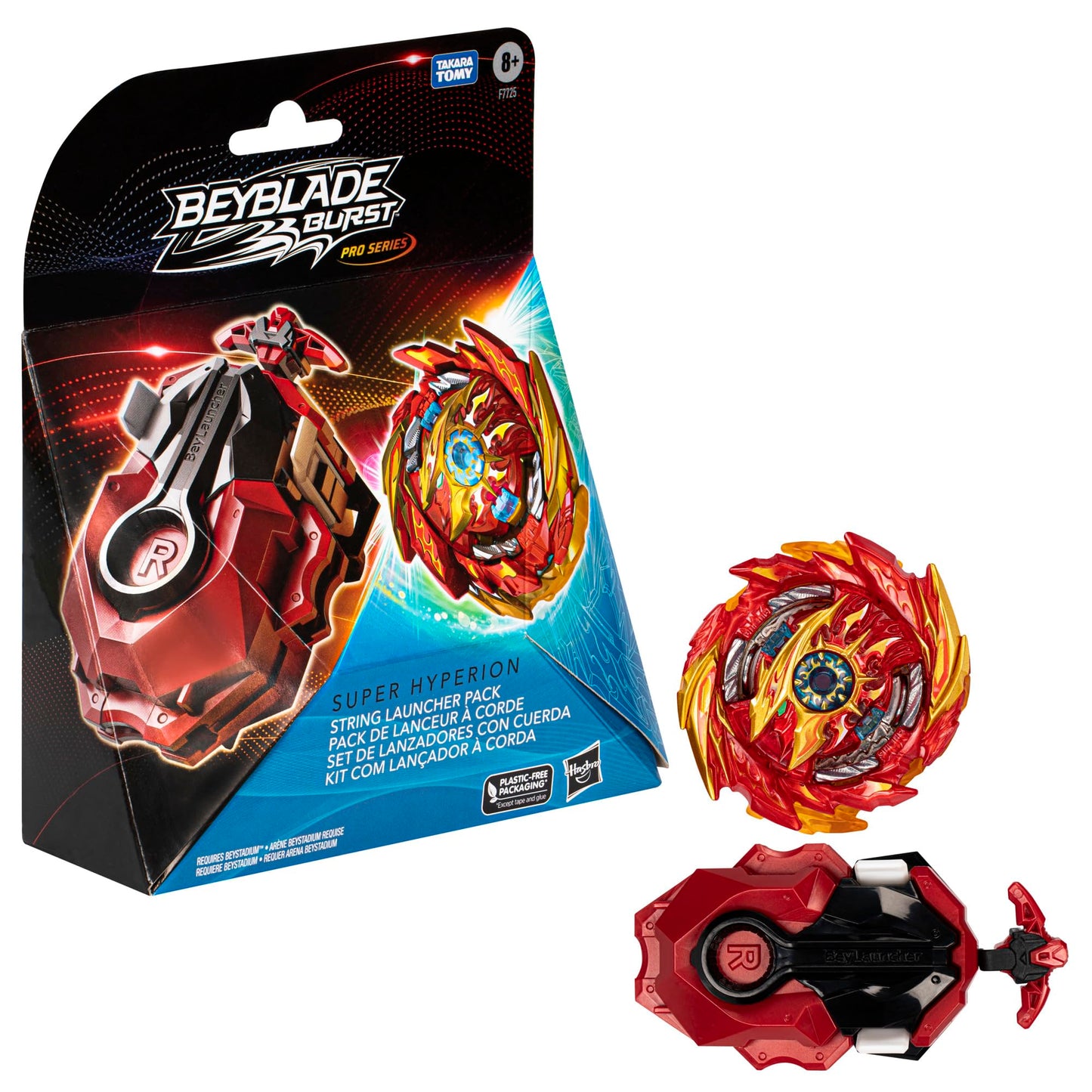 Beyblade Burst Pro Series Super Hyperion String Launcher Pack – Right/Left Spin