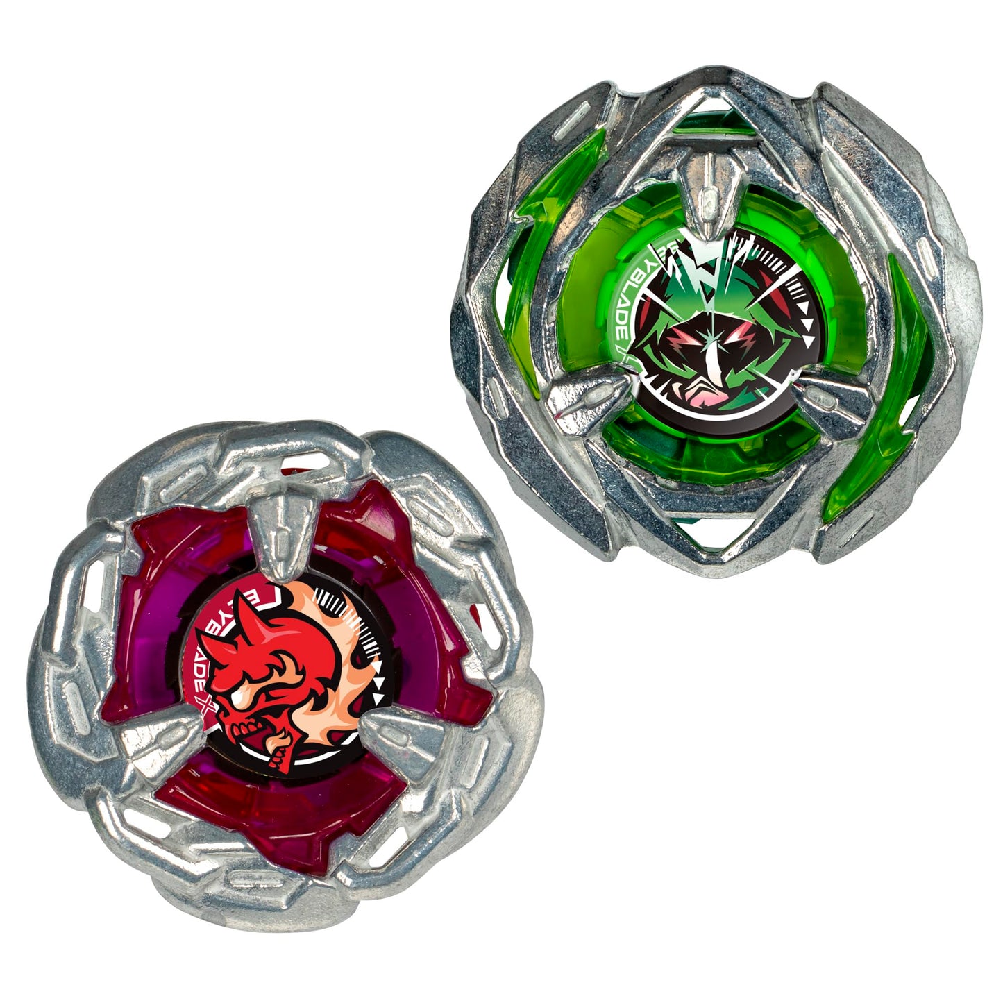 Beyblade X Chain Incendio 5-60HT & Arrow Wizard 4-60N Dual Pack – 2 Right-Spinning Tops