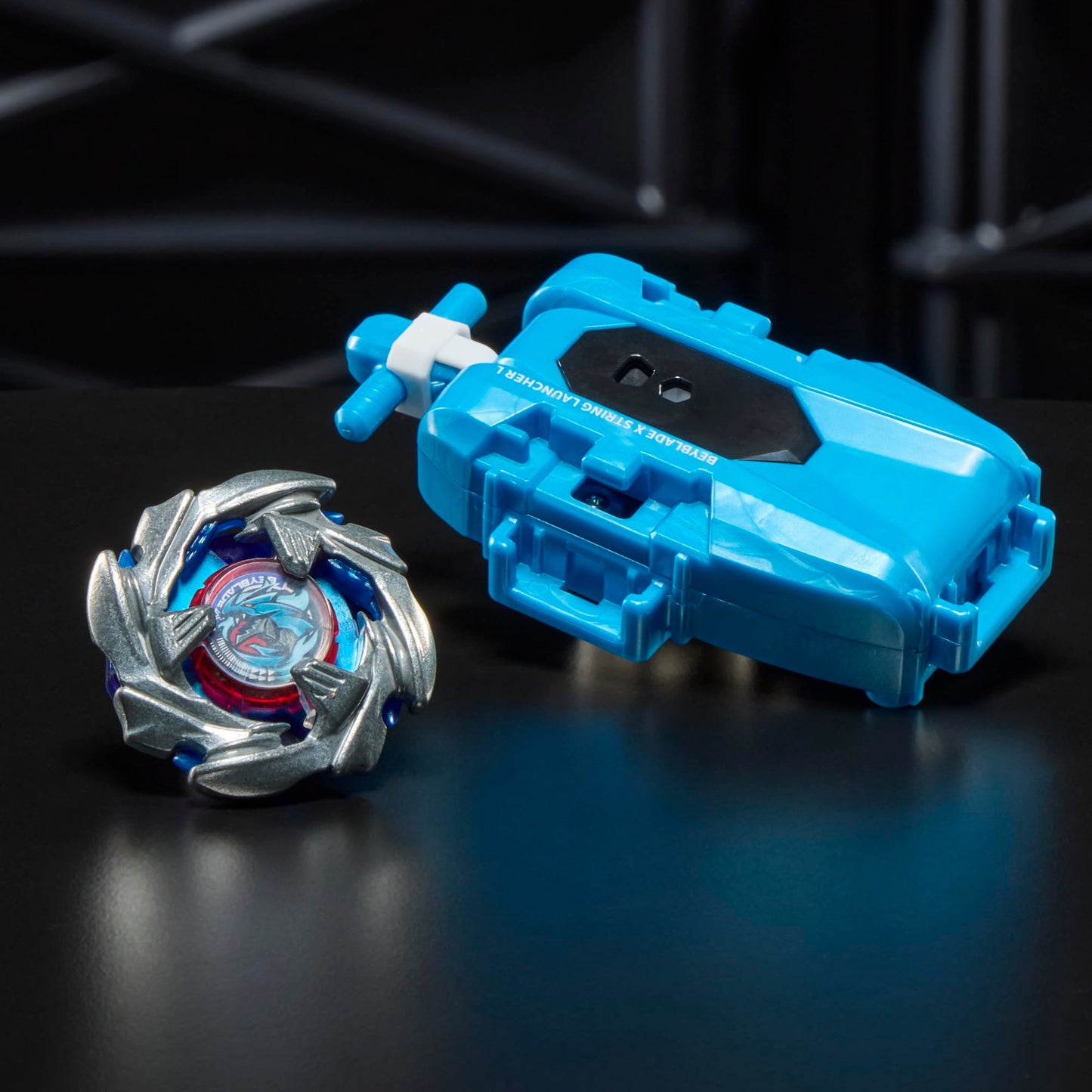 Beyblade X Cobalt Dragoon 2-60C Deluxe Left-Spin Launcher & Attack Top