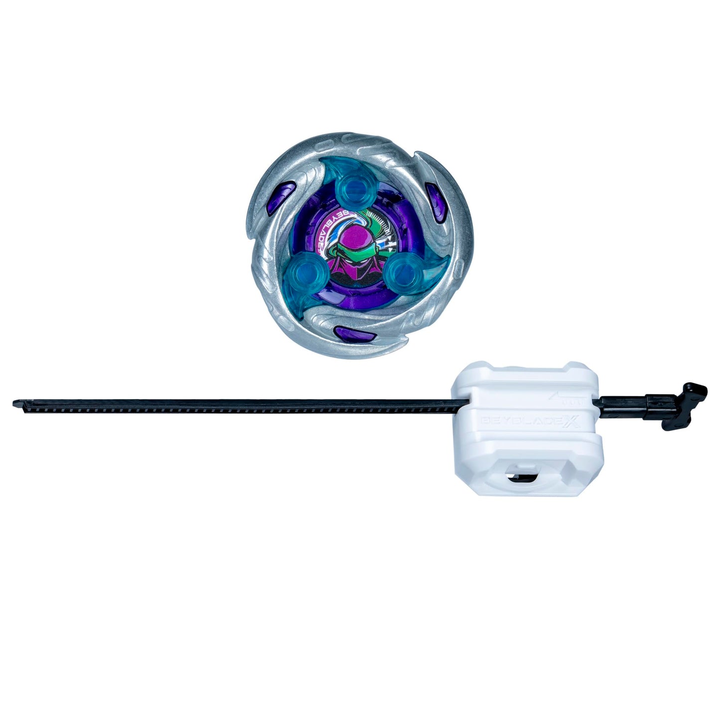 Beyblade X Shadow Shinobi 1-80MN UX Starter Pack – Defense Type Top & Launcher | Authentic Takara Tomy
