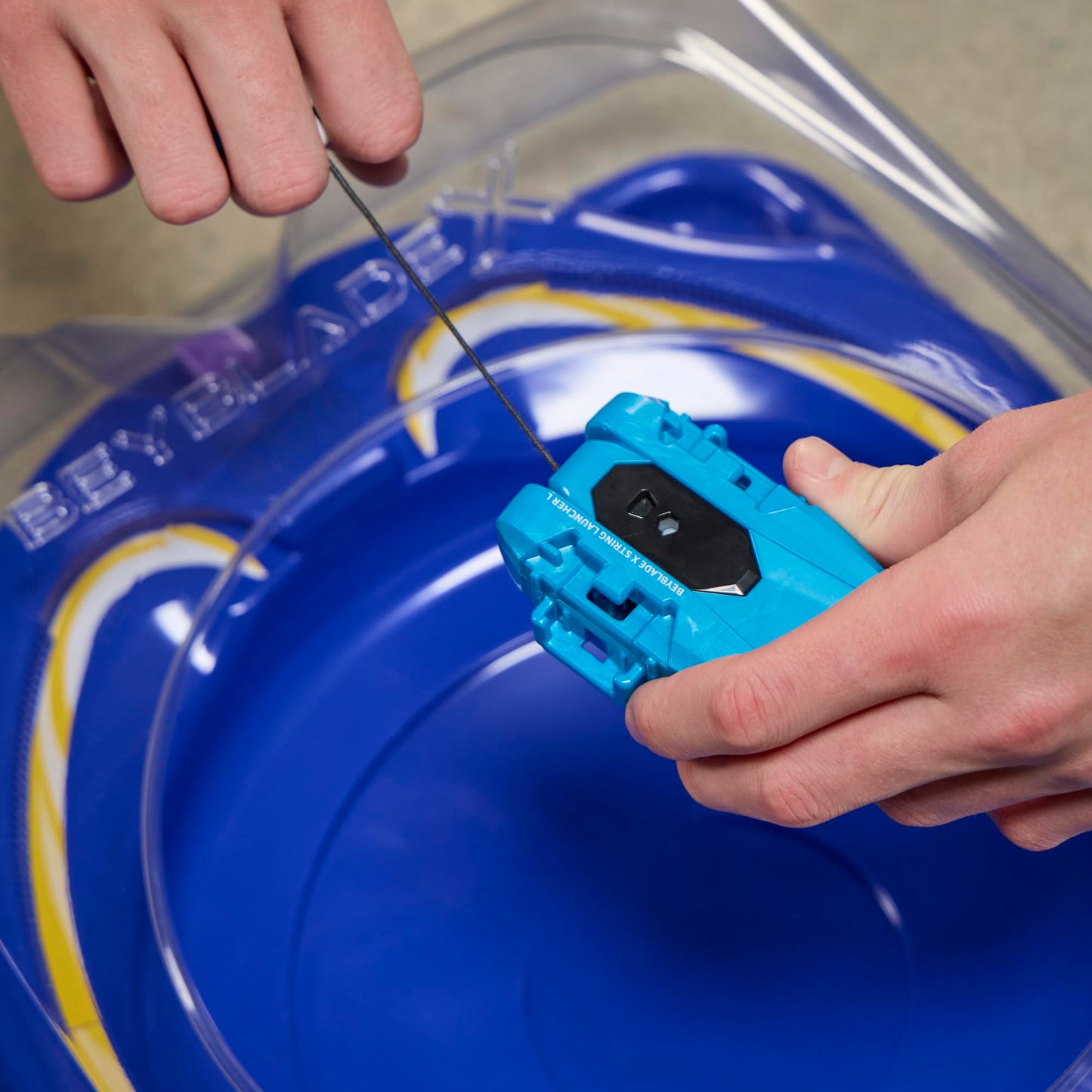 Beyblade X Cobalt Dragoon 2-60C Deluxe Left-Spin Launcher & Attack Top