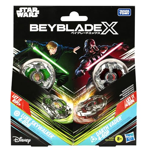 Beyblade BBX Luke Skywalker & Darth Vader Tops | Beyblade X Battle Set