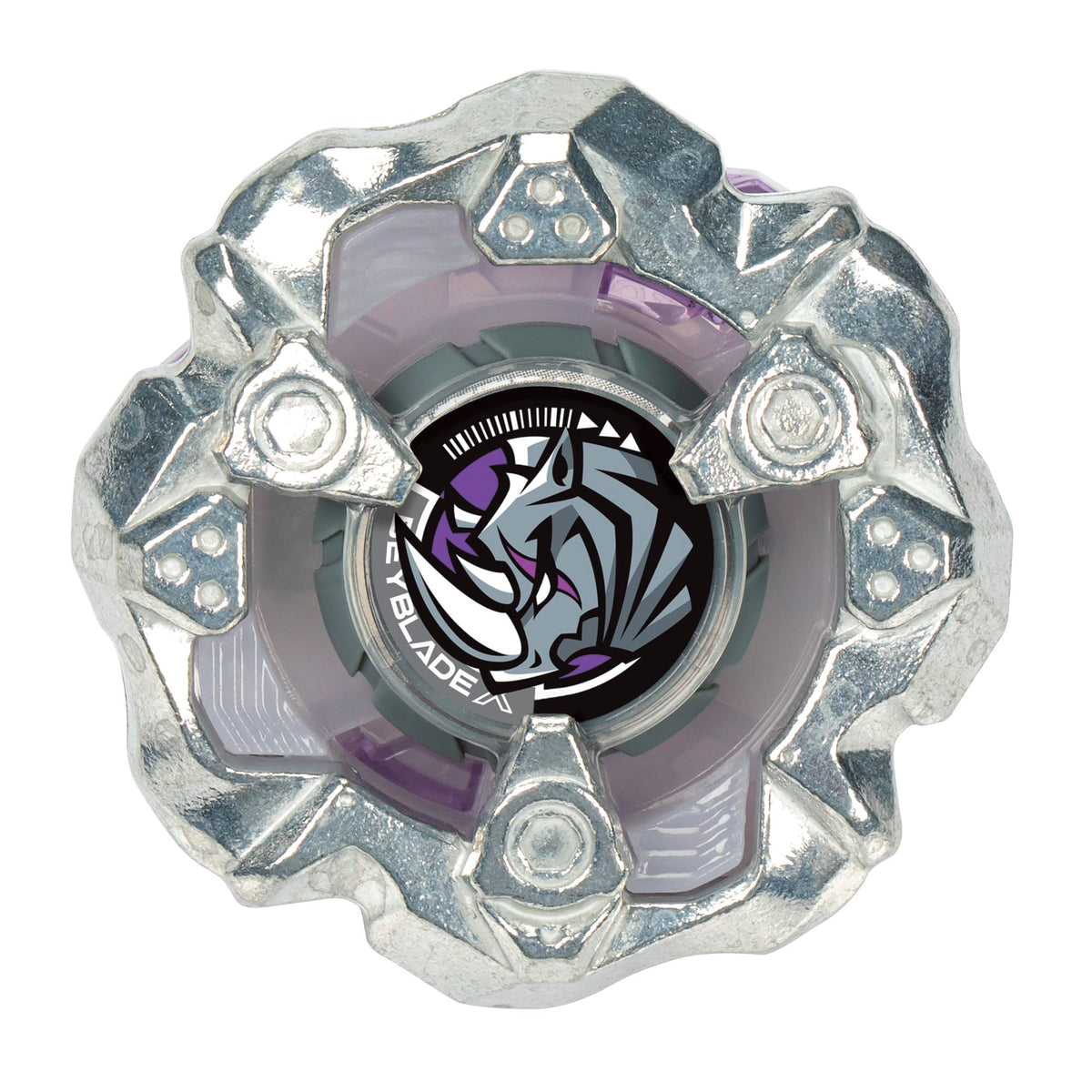 Beyblade X Horn Rhino 3-80S Booster Pack – Defense Type Right-Spinning Beyblade Burst Top