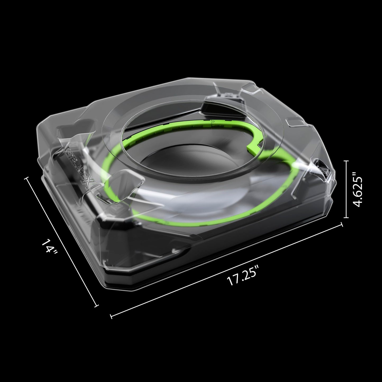 Beyblade X Xtreme Battle Set with Beystadium Arena | X-Celerator Rail & 2 Right-Spin Tops