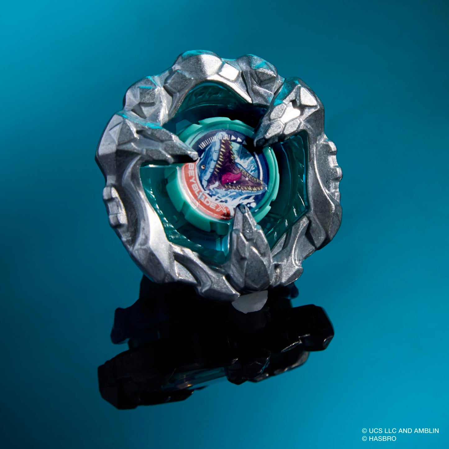 Beyblade X Jurassic World Collab T. Rex vs Mosasaurus Multipack – 2 Tops & 2 Launchers