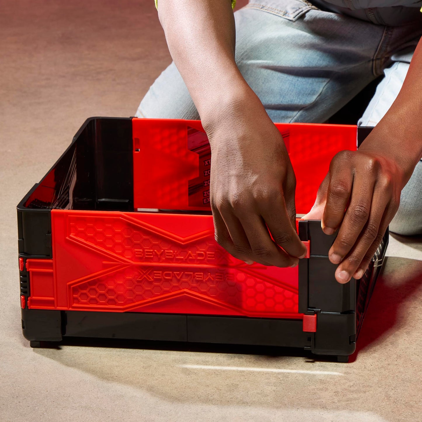 Beyblade X Clash & Carry Beystadium — Portable Battle Arena for Spinning Tops | Ages 8+