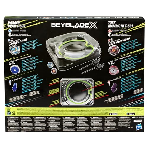 Beyblade X Xtreme Battle Set – 2 Tops, Beystadium, and X-Celerator Rail | Beyblade