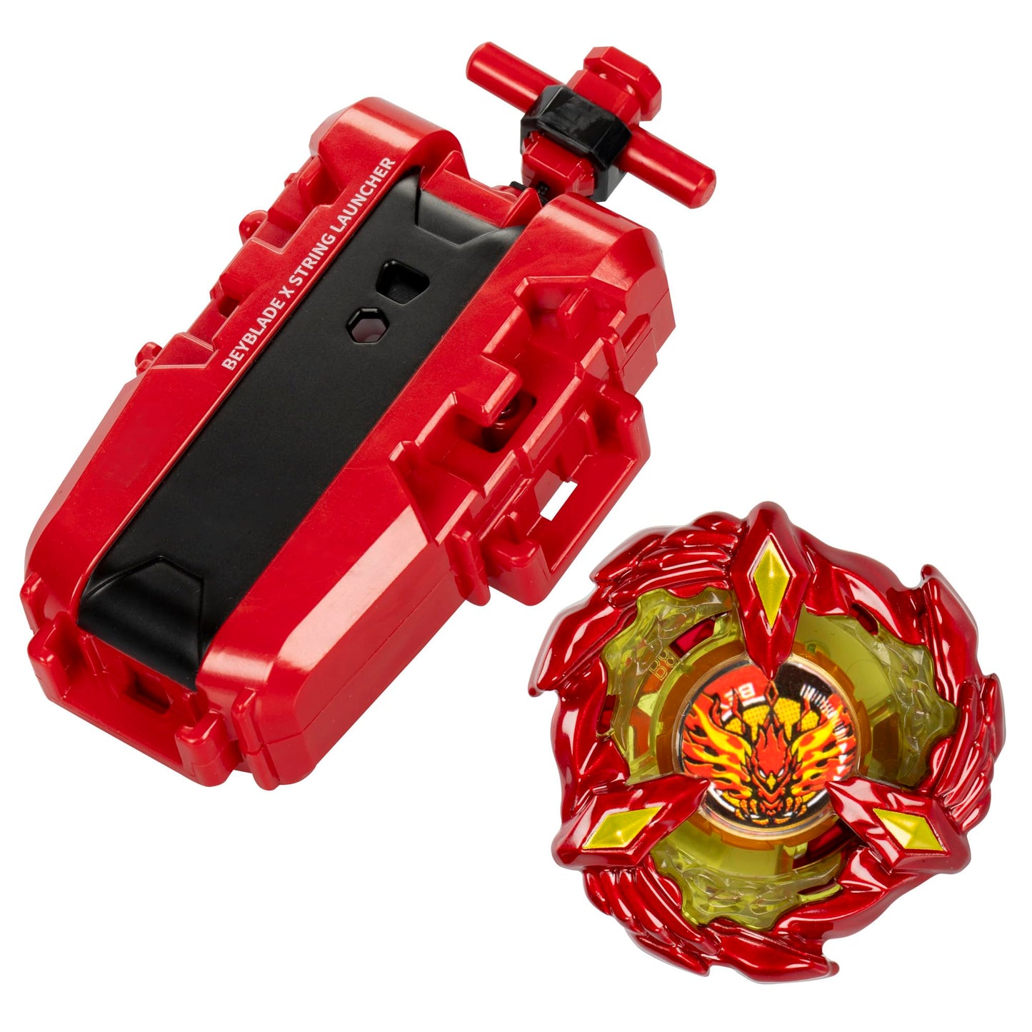 Beyblade X Soar Phoenix 9-60GF Deluxe String Launcher Set – Right-Spin Attack Type Beyblade