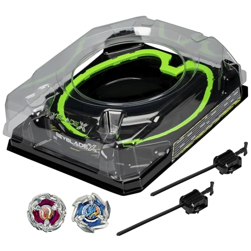 Beyblade X Xtreme Battle Set – 2 Tops, Beystadium, and X-Celerator Rail | Beyblade