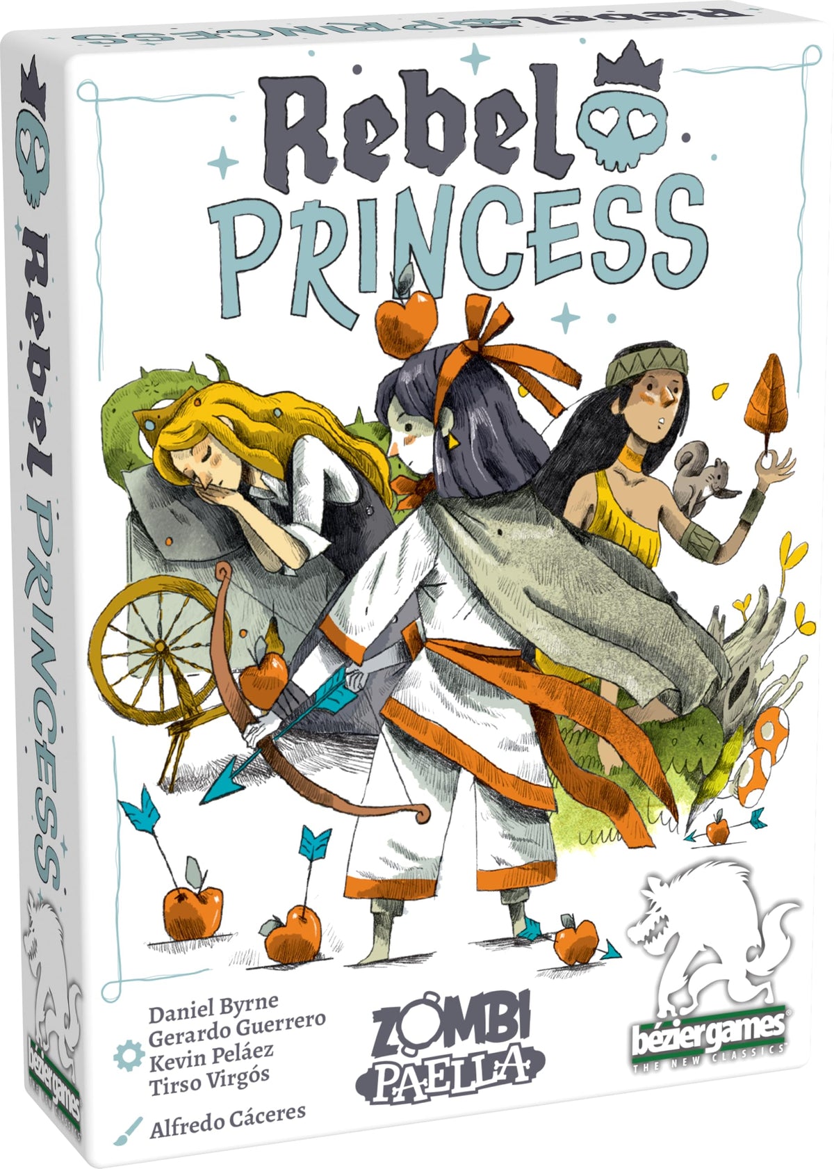 Bezier Games Rebel Princess – Fast-Paced Card Game for 3+ Players, 45 Minutes