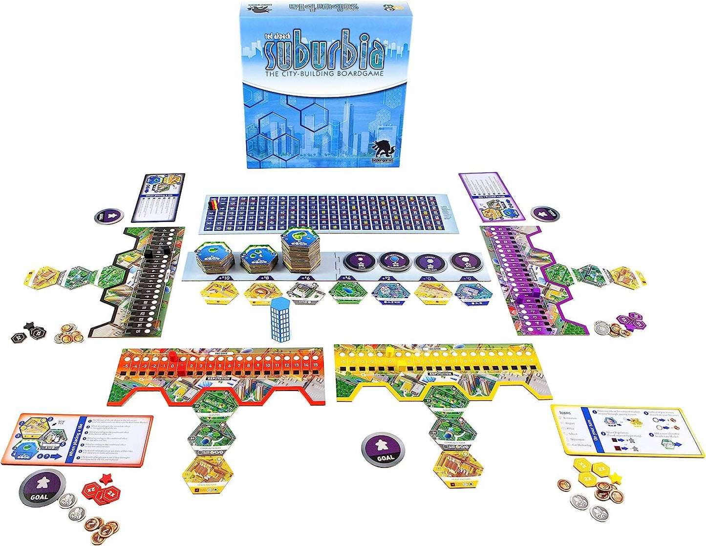 Suburbia by Bezier Games – Build a Thriving Town with Tile-Laying Strategy