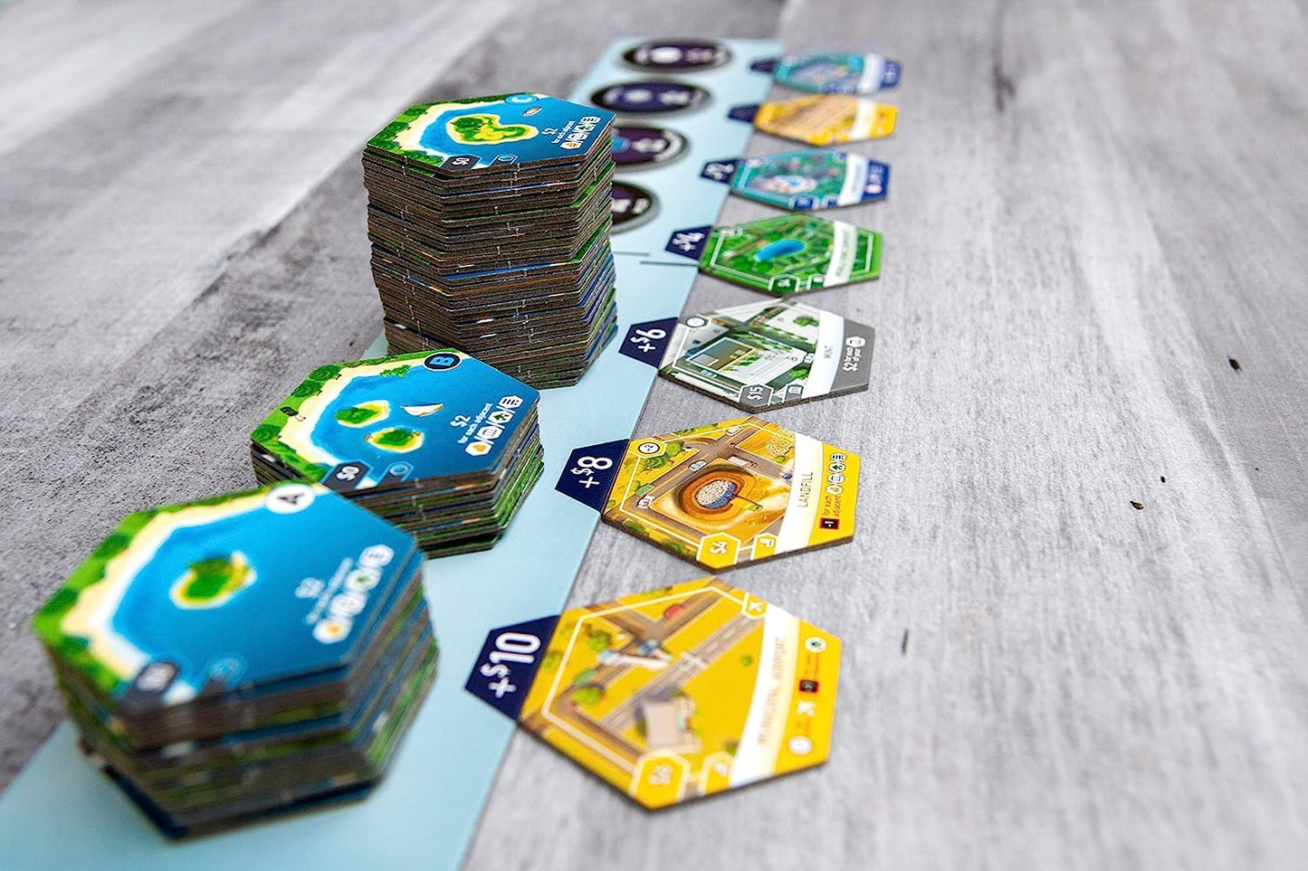 Suburbia by Bezier Games – Build a Thriving Town with Tile-Laying Strategy