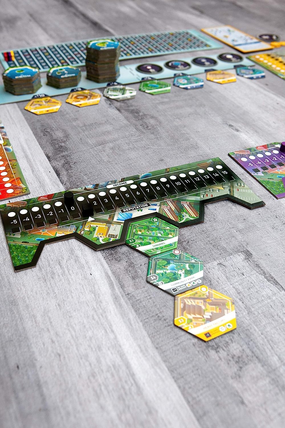 Suburbia by Bezier Games – Build a Thriving Town with Tile-Laying Strategy