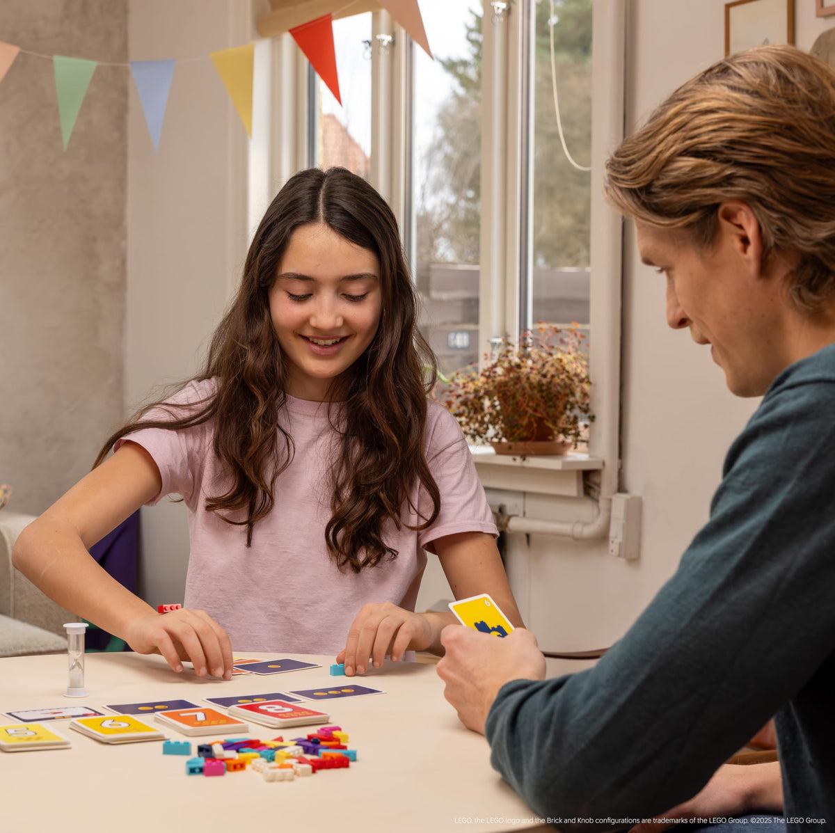 Bezzerwizzer Brick Like This! Official LEGO Party Game — Fast Family Fun (2-8 players, 15 min)