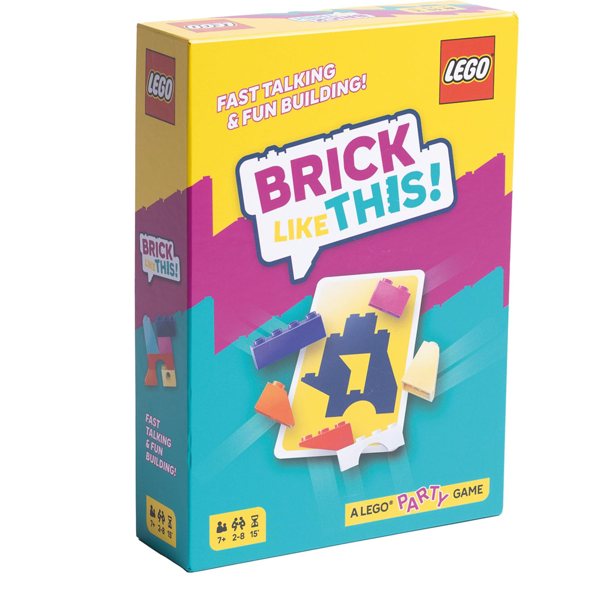 Bezzerwizzer Brick Like This! Official LEGO Party Game — Fast Family Fun (2-8 players, 15 min)