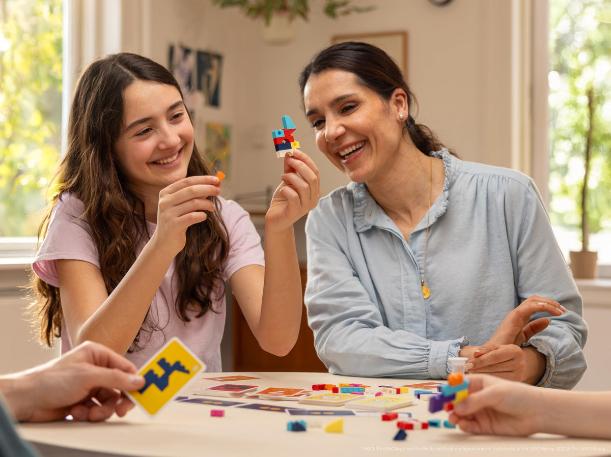 Bezzerwizzer Brick Like This! Official LEGO Party Game — Fast Family Fun (2-8 players, 15 min)