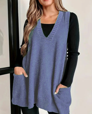 Loose Plus Size Sleeveless Pullover Casual Fashion