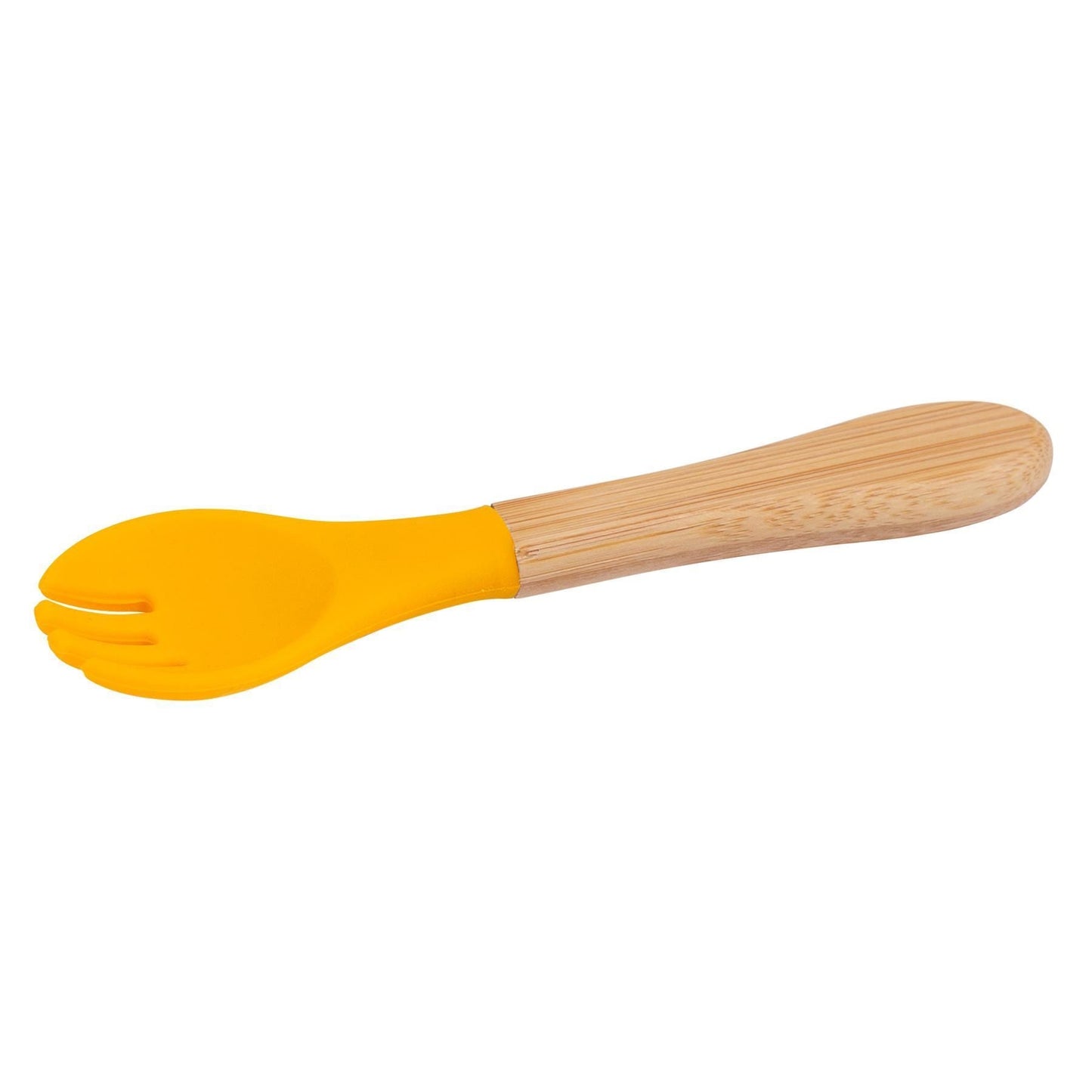 Bamboo Baby Weaning Fork with Silicone Tip
