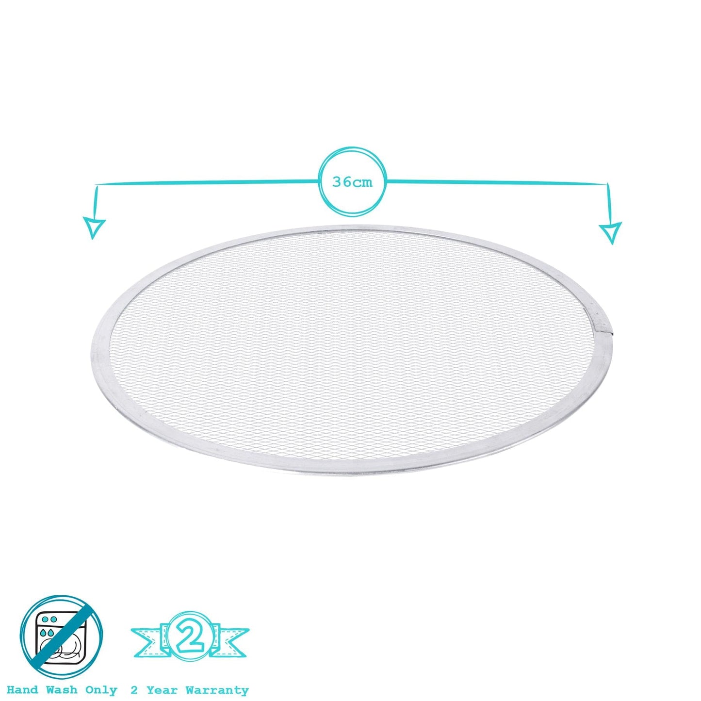 14" Aluminium Pizza Screen