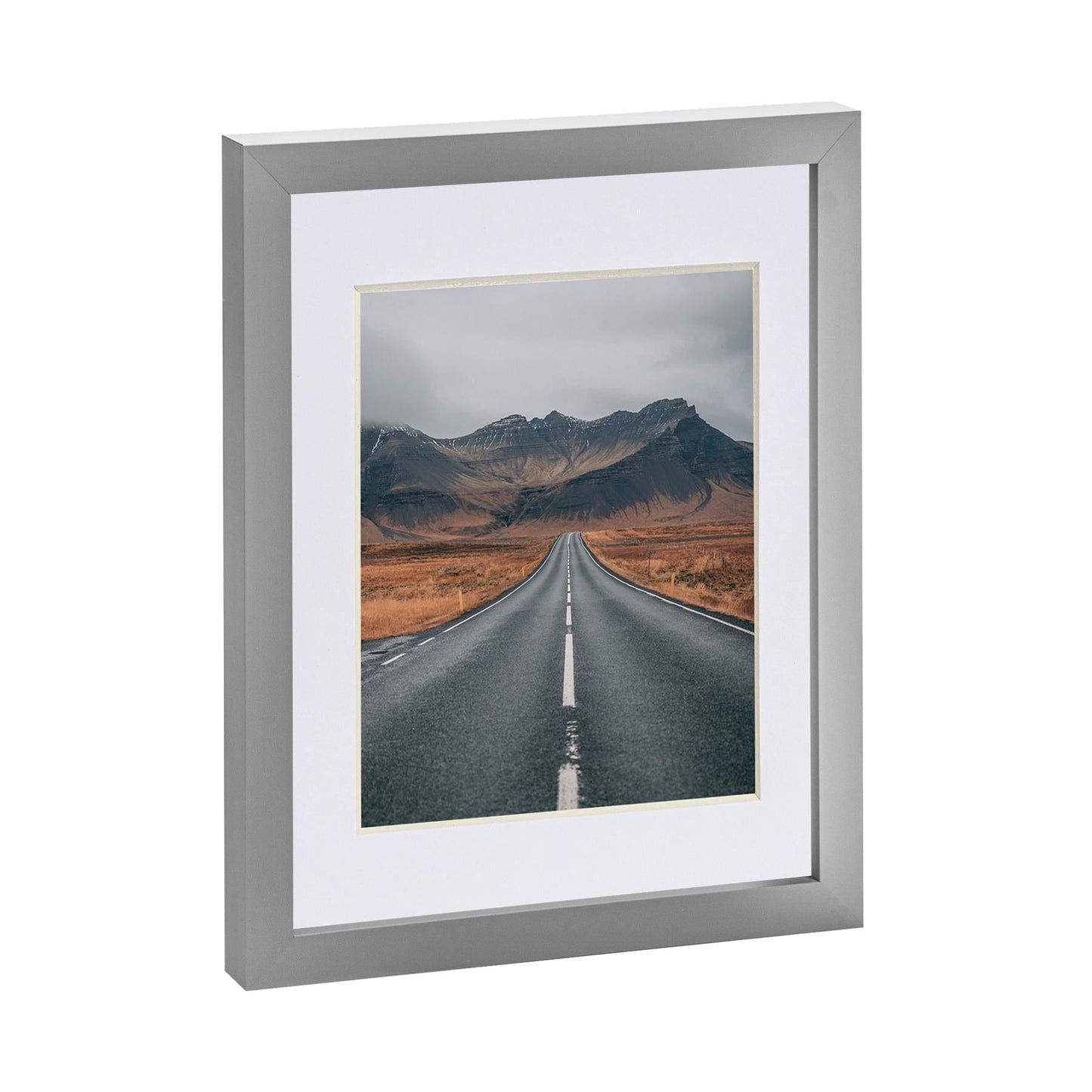 Grey 8" x 10" Photo Frame with 5" x 7" Mount