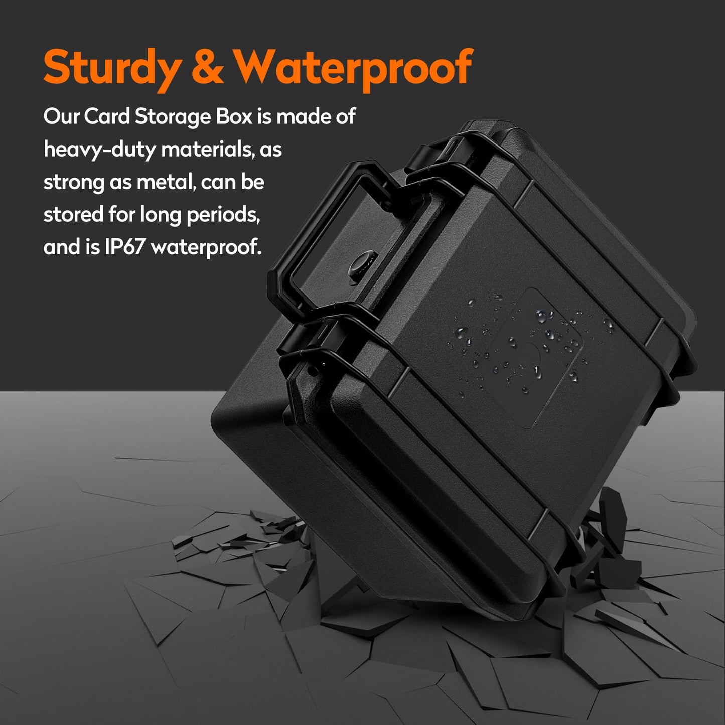 Bheddi Graded Card Storage Box – 2 Slab Compartments, Waterproof Case, PSA/CSG/SGC Magnetic Holder Compatible
