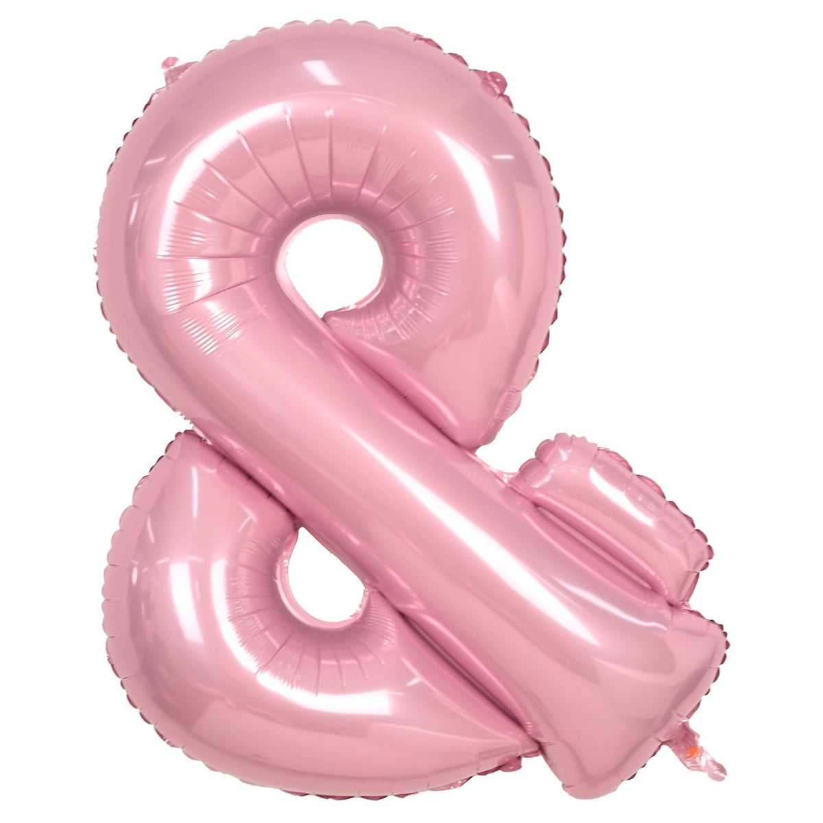 Biapian 40-Inch Pink Ampersand Balloon – Giant Foil Symbol for Parties