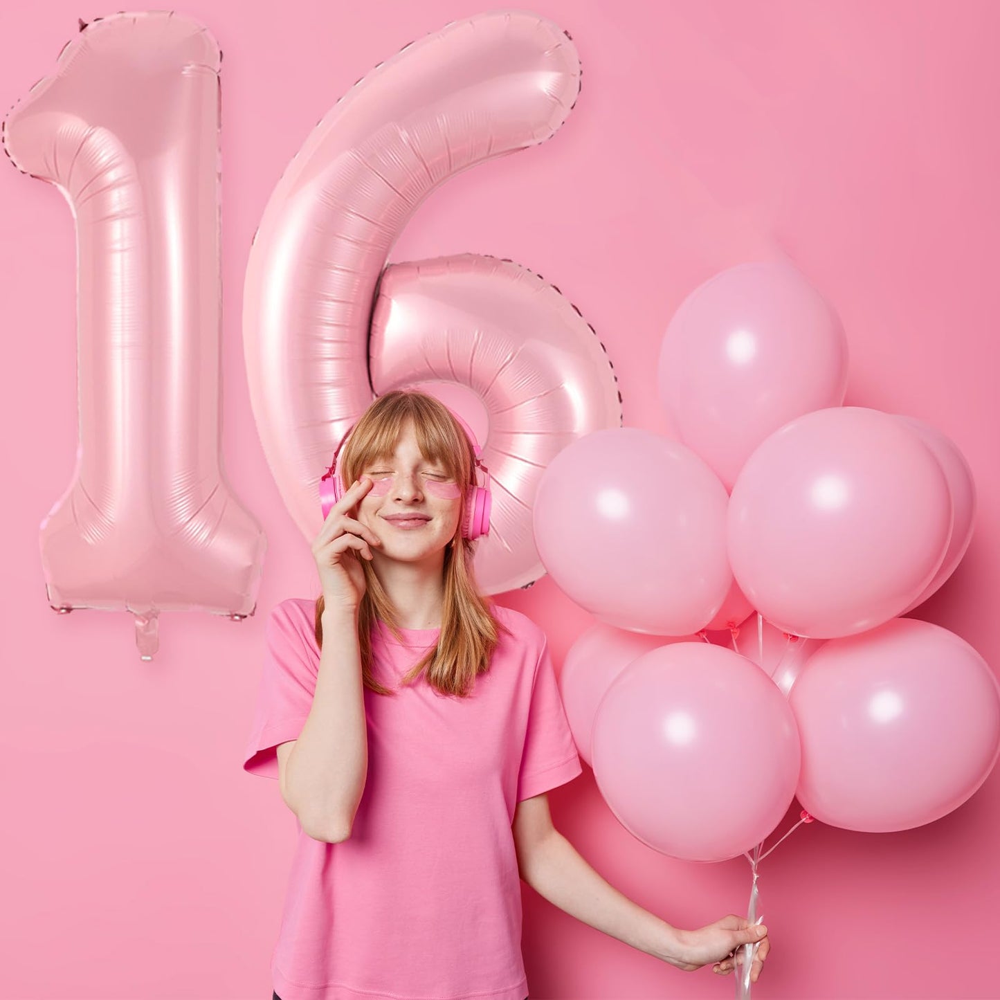 Biapian 40-Inch Pink Number 1 Balloon – Large Pastel Foil Balloon for First Birthday