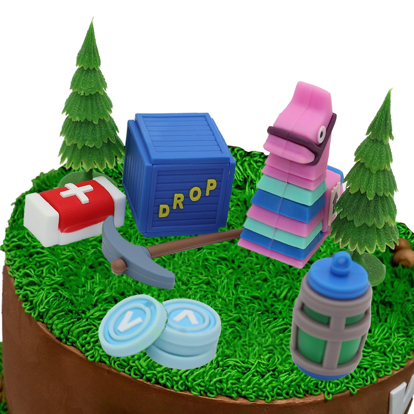 BiBo Game Cake Topper Set – Game Theme Party Cupcake Decorations & DIY Cake Decor