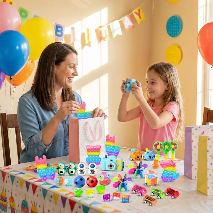 BicMan 1000pcs Party Favors & Fidget Toy Pack for Kids — Gifts, Classroom Prizes