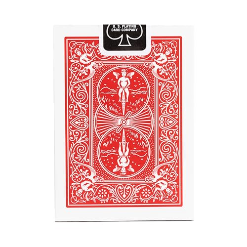 Bicycle Playing Cards All Red – 12-Pack, Poker Size, Air Cushion Finish
