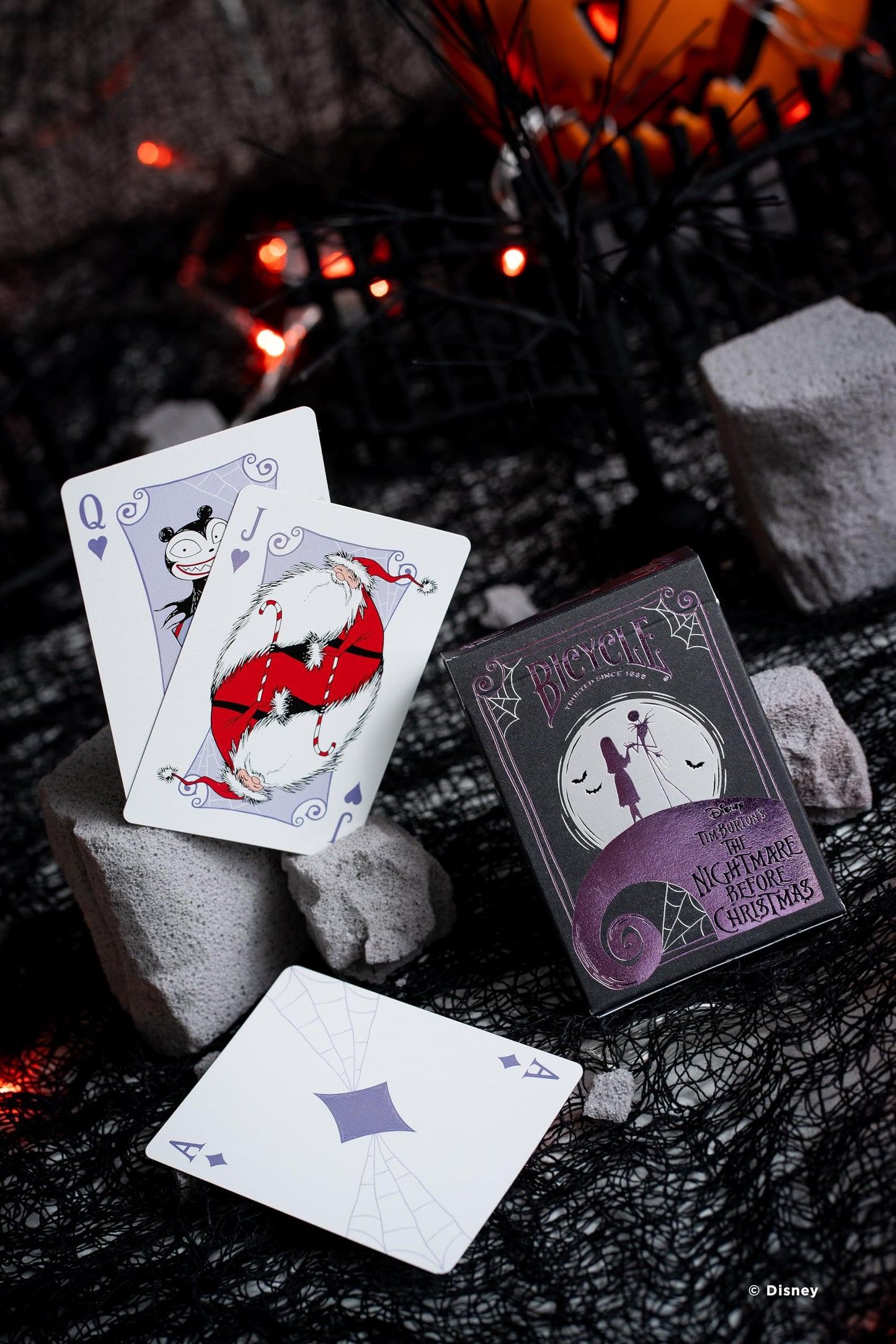 Bicycle Nightmare Before Christmas Playing Cards – Jack Skellington Deck