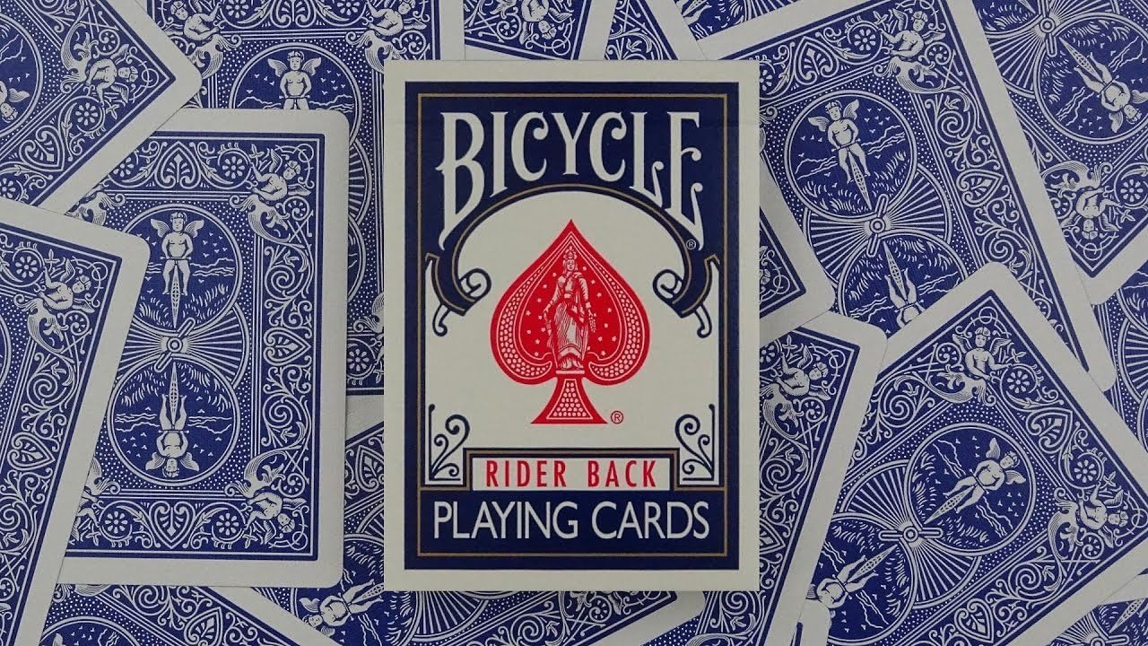 Bicycle Rider Back 808 Poker Cards – 2 Decks, Red & Blue, Made in USA