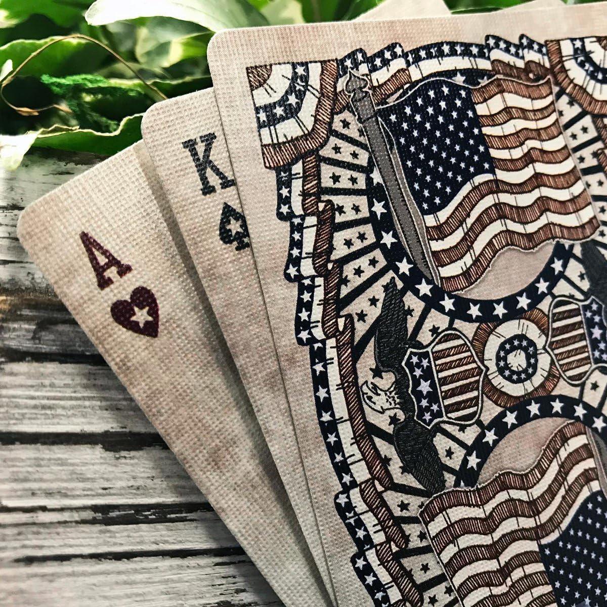 Bicycle American Flag Poker Size Playing Cards – Standard Index (1036202) USA-made