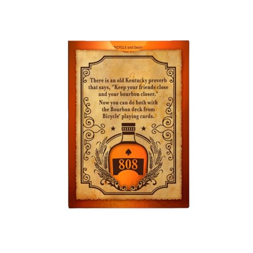 Bicycle Bourbon Playing Cards – Premium Bourbon-Themed Deck, Made in USA