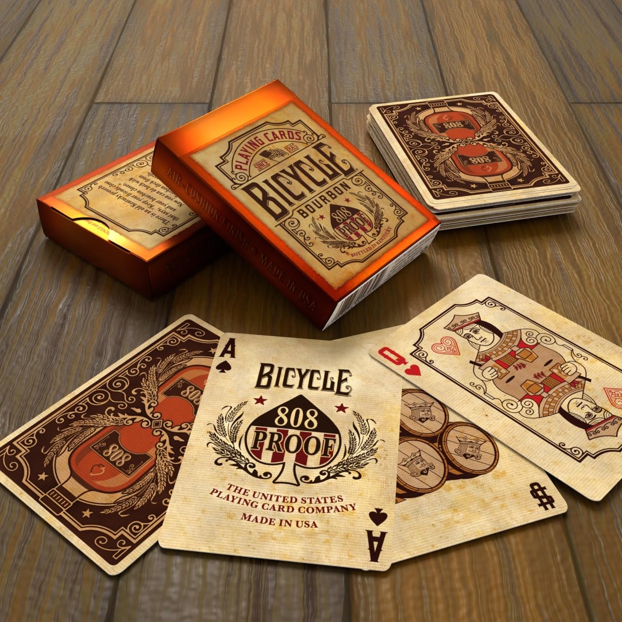 Bicycle Bourbon Playing Cards – Premium Bourbon-Themed Deck, Made in USA