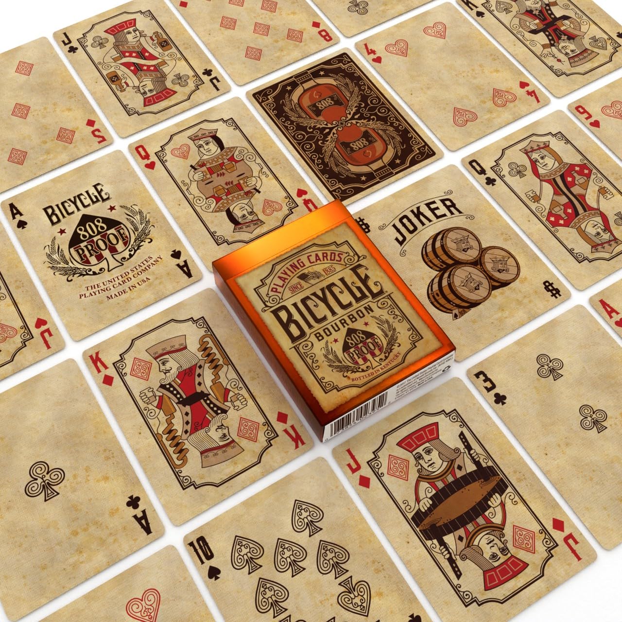 Bicycle Bourbon Playing Cards – Premium Bourbon-Themed Deck, Made in USA