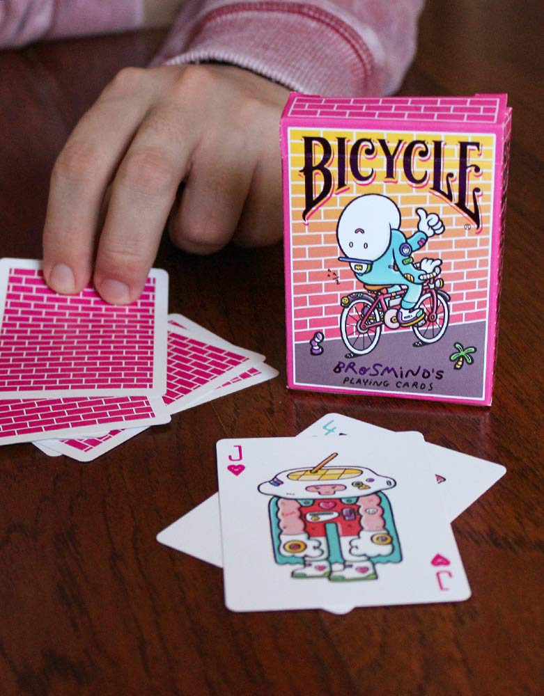 Bicycle Brosmind Four Gangs Playing Cards – Yellow | 56 Unique Illustrations