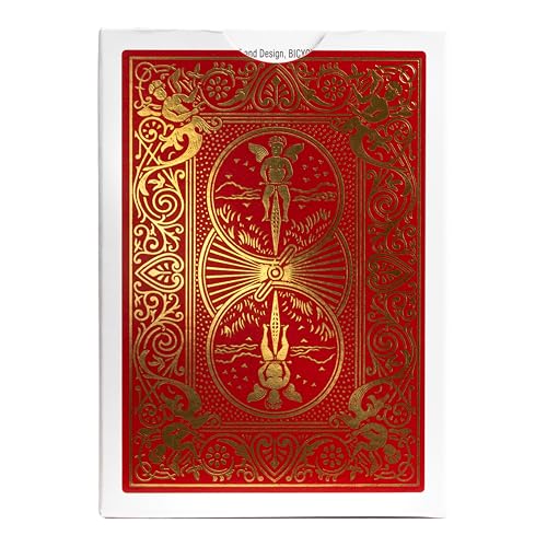 Bicycle 140th Anniversary Playing Cards — Special Edition 1885 Design, Red & Gold Foil