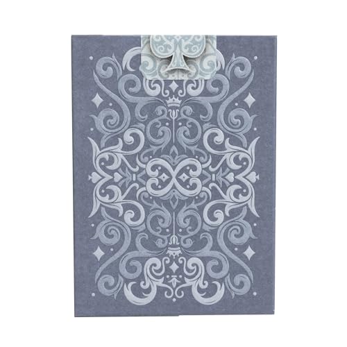 Bicycle Cinder Premium Playing Cards – Silver Smoke Foil, 1 Deck