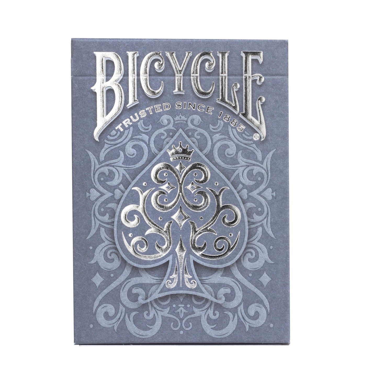 Bicycle Cinder Premium Playing Cards – Silver Smoke Foil, 1 Deck