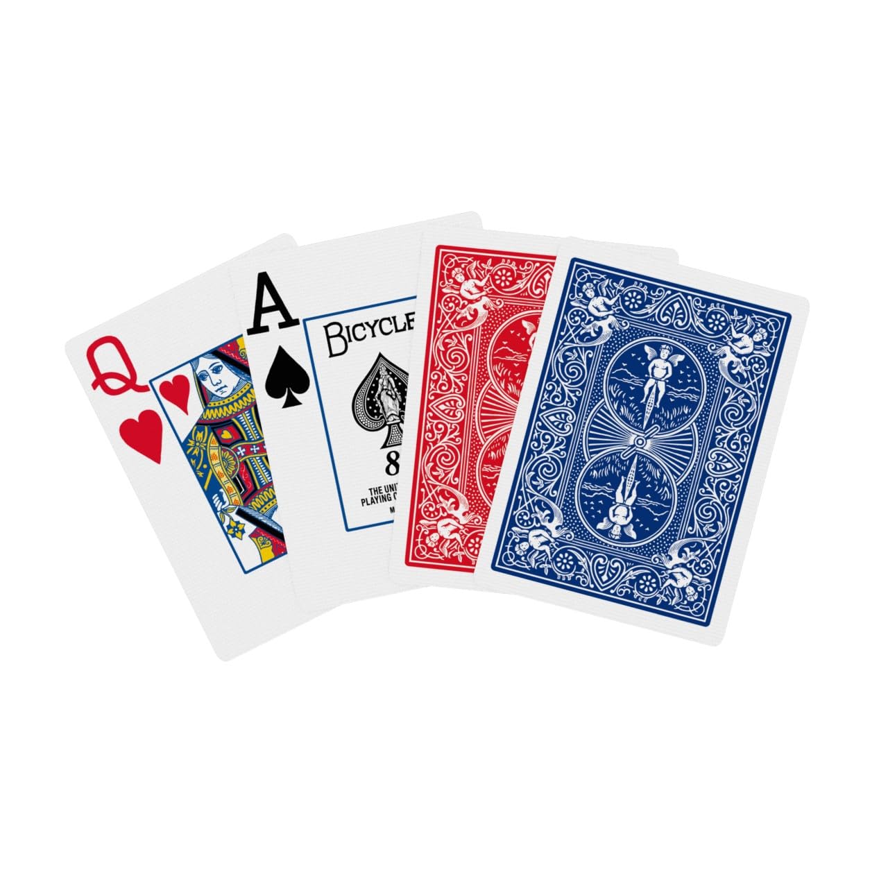Bicycle Jumbo Index Playing Cards – 2 Pack, Large Print, Poker Size, USA Made