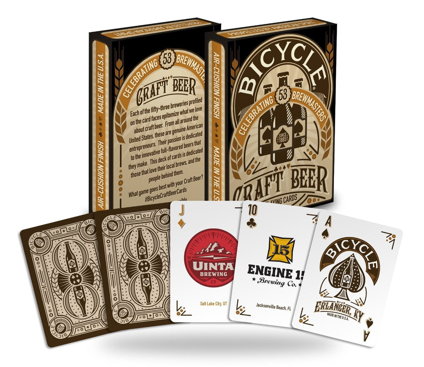 Bicycle Craft Beer Playing Cards – 53 Breweries Featured on Standard Poker Cards