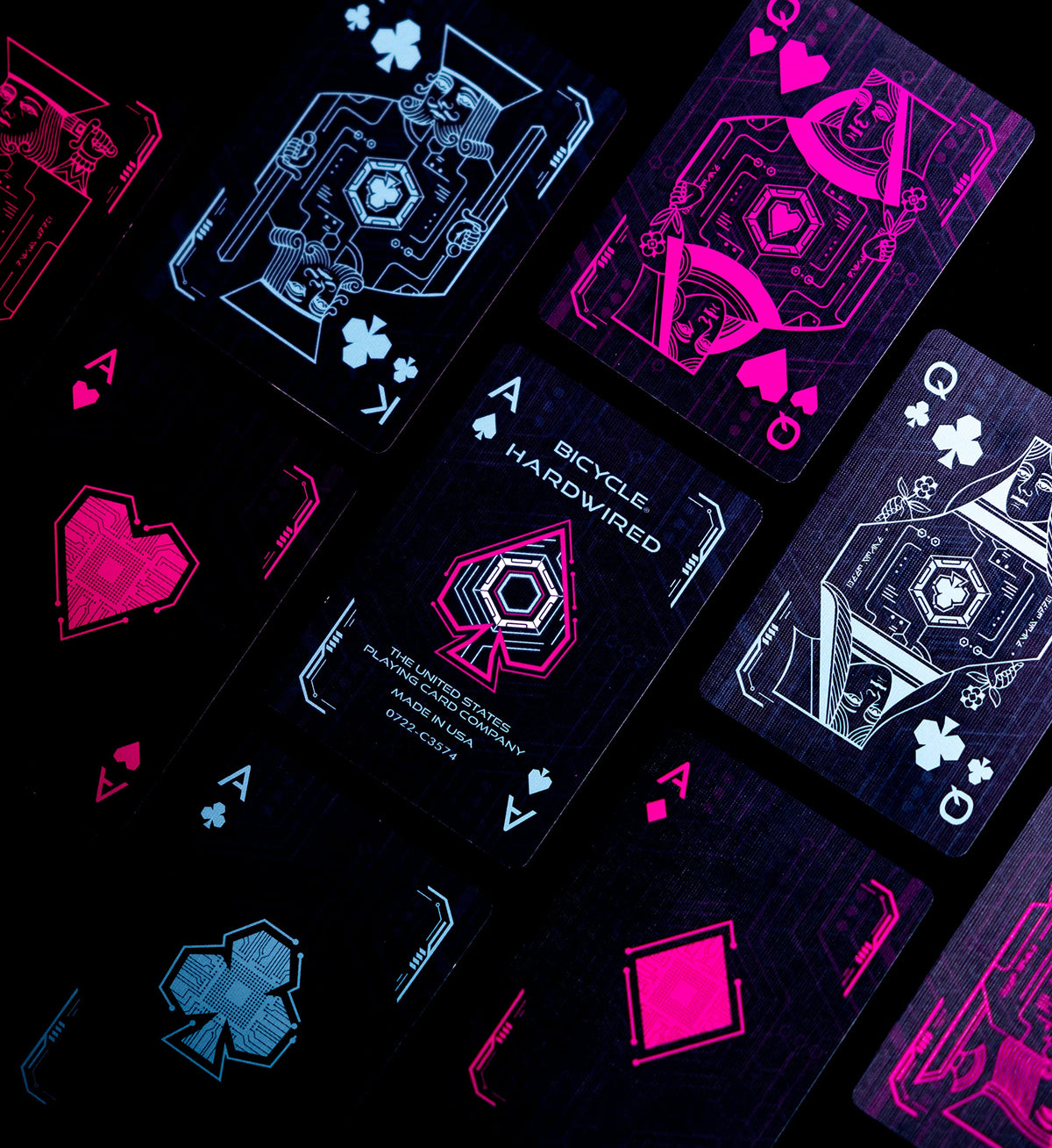 Bicycle Cyberpunk Hardwired Premium Playing Cards – 1 Deck