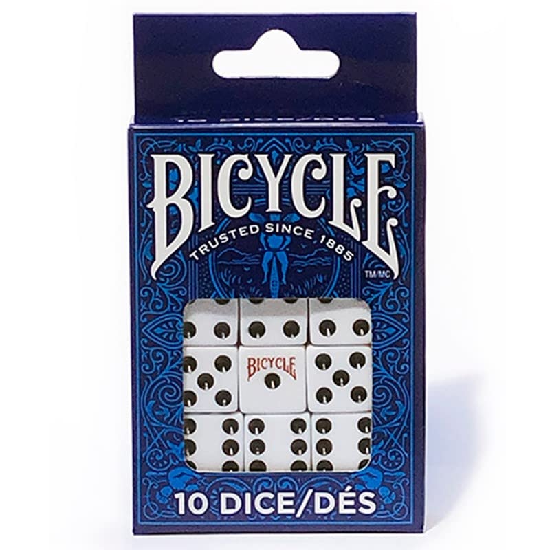 Bicycle Dice 10-Die Package (Pack of 6) – Tabletop Dice Bundle