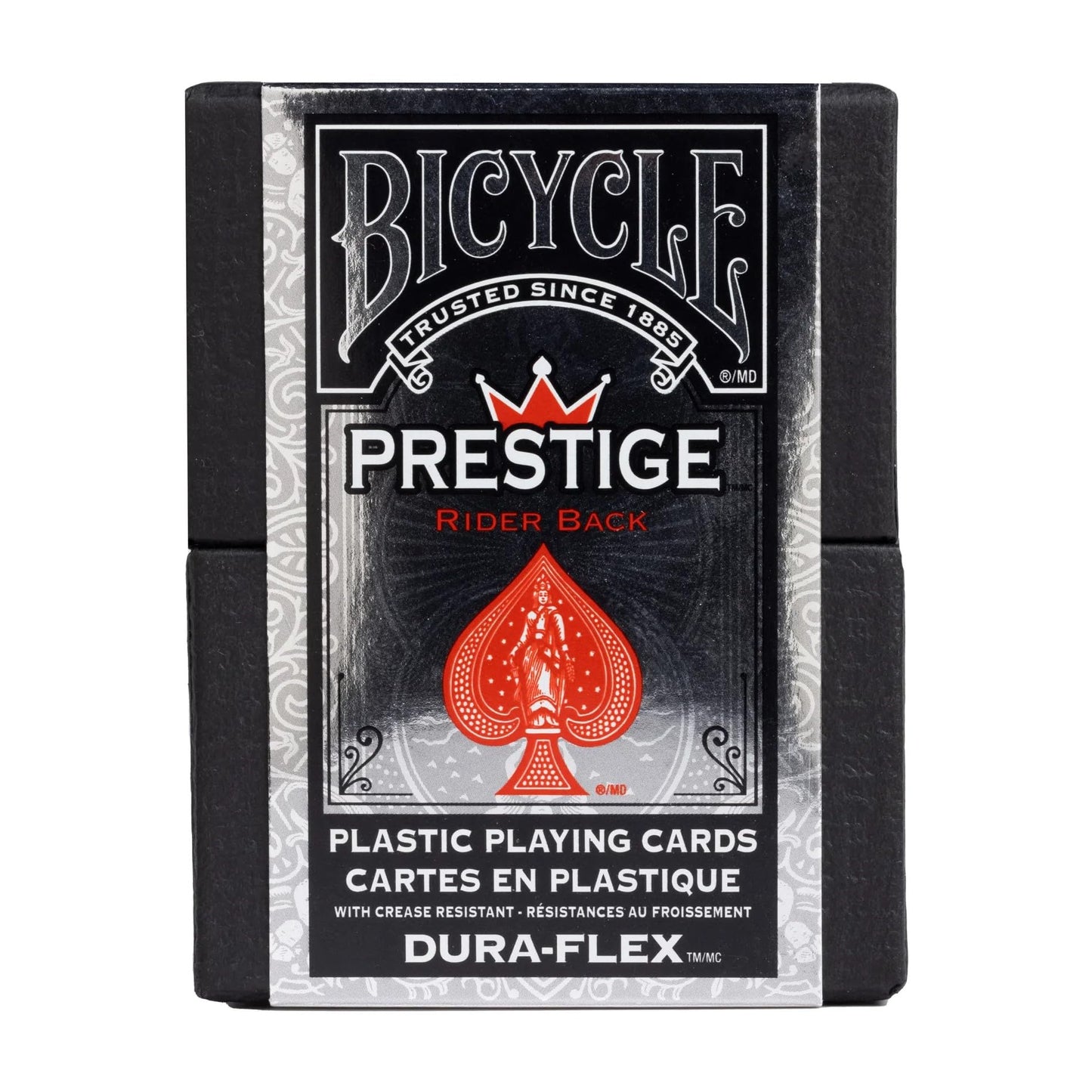 Bicycle Prestige Plastic Playing Cards – Pack of 6 (Blue & Red Back)